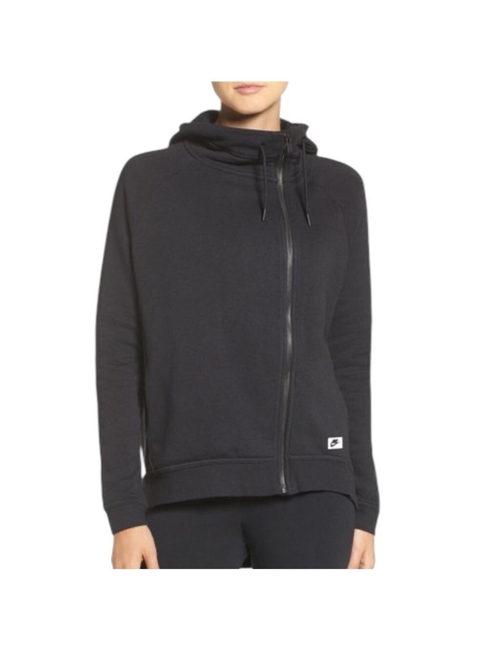 Nike NSW Modern Cape Hooded Zip Up Fleece Relaxed Fit Sweater Sweatshirt